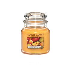 Aromaatne küünal Yankee Candle Mango Peach Salsa 411 g hind ja info | Küünlad, küünlajalad | hansapost.ee