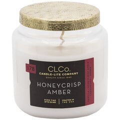 Lõhnaküünal kaanega Candle-Lite Honeycrisp Amber, 396 g hind ja info | Küünlad, küünlajalad | hansapost.ee