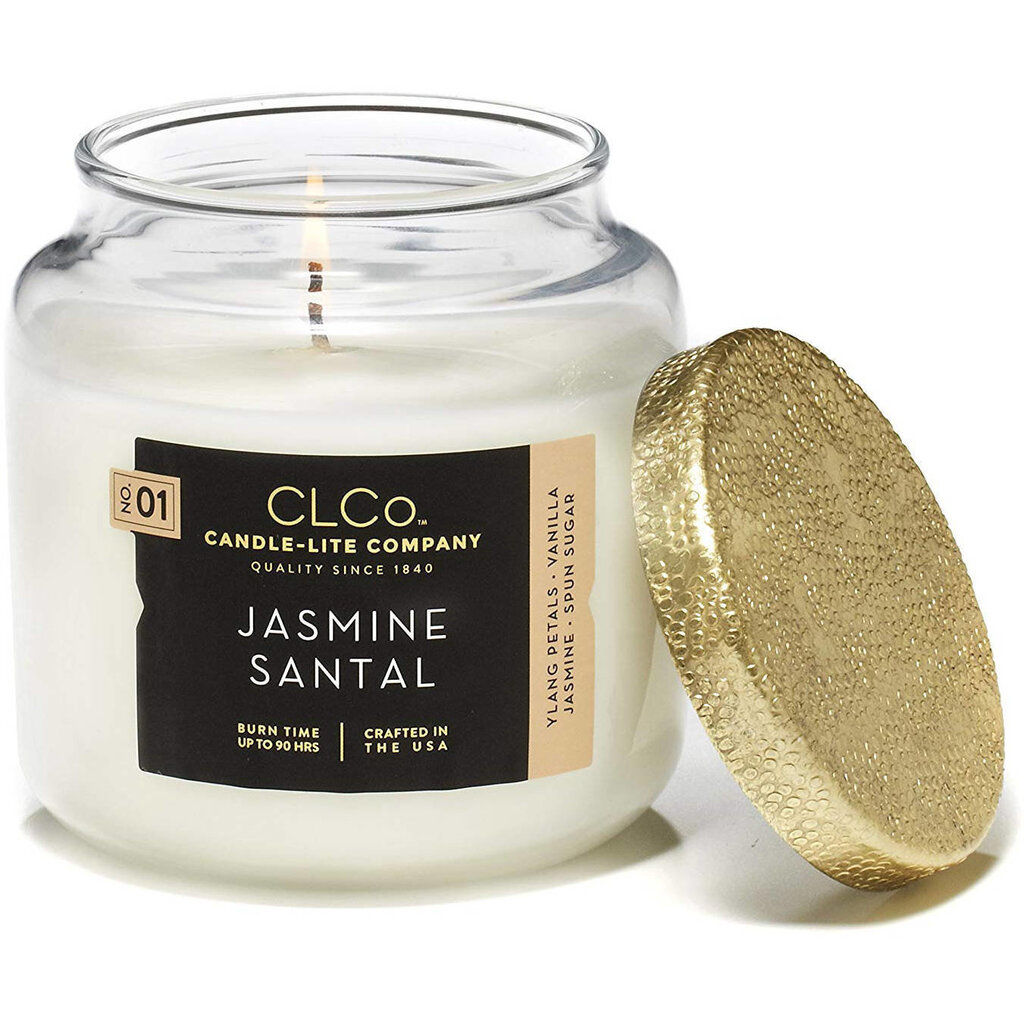 Lõhnaküünal kaanega Candle-Lite Jasmine Santal, 396 g цена и информация | Küünlad, küünlajalad | hansapost.ee