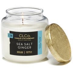 Lõhnaküünal kaanega Candle-Lite Sea Salt Ginger, 396 g hind ja info | Küünlad, küünlajalad | hansapost.ee