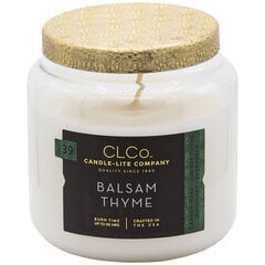 Candle-Lite lõhnaküünal korgiga Balsam Thyme, 396 g hind ja info | Küünlad, küünlajalad | hansapost.ee