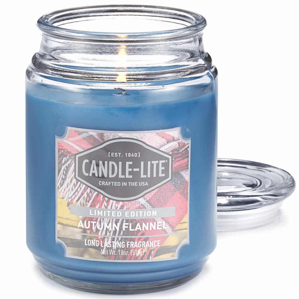 Lõhnaküünal kaanega Candle-Lite Autumn Flannel, 510 g цена и информация | Küünlad, küünlajalad | hansapost.ee