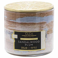 Lõhnaküünal kaanega Candle-Lite Sandalwood Plum, 396 g hind ja info | Candle-lite Mööbel ja sisustuskaubad | hansapost.ee