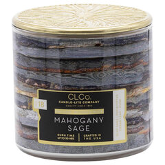 Lõhnaküünal kaanega Candle-Lite Mahogany Sage, 396 g hind ja info | Candle-lite Sisustuskaubad | hansapost.ee