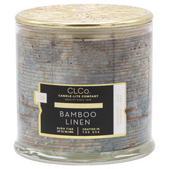 Lõhnaküünal kaanega Candle-Lite Bamboo Linen, 396 g hind ja info | Küünlad, küünlajalad | hansapost.ee