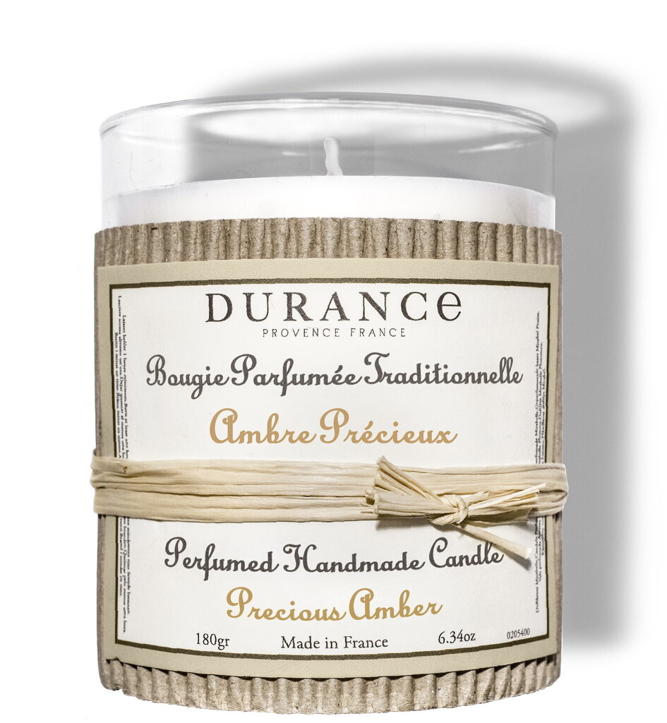 Käsitöö lõhnaküünal Durance Precious Amber, 180 g hind ja info | Küünlad, küünlajalad | hansapost.ee