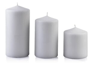 Küünal Classic Candles Grey L, 18 cm hind ja info | Küünlad, küünlajalad | hansapost.ee