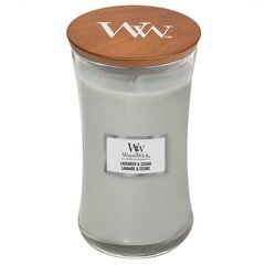 WoodWick lõhnaküünal Lavender & Cedar, 609 g price and information | Küünlad, küünlajalad | hansapost.ee