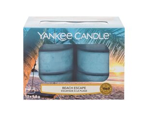Lõhnaküünal Yankee Candle Beach Escape 9,8 g, 12 tk. hind ja info | Küünlad, küünlajalad | hansapost.ee