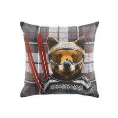 Douceur d'intérieur dekoratiivpadi Oursnow, mitmevärviline, 40 x 40 cm price and information | Cushion covers and decorative cushions | hansapost.ee