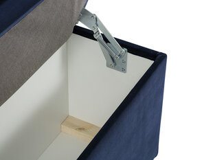 Пуф с ящиком для хранения вещей Milo Casa Bruno 160, синий цена и информация | Кресла-мешки и пуфы | hansapost.ee