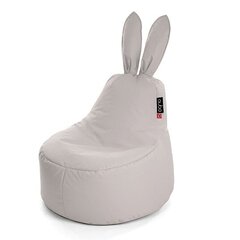 Kott-tool Qubo™ Baby Rabbit Silver Pop Fit, hall price and information | Bag chairs, armchairs and poufs for children | hansapost.ee