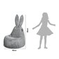 Kott-tool Qubo™ Baby Rabbit Silver Pop Fit, hall цена и информация | Kott-toolid, tugitoolid ja tumbad lastele | hansapost.ee