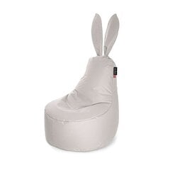 Кресло-мешок Qubo™ Daddy Rabbit Silver, светло-серое цена и информация | Кресла-мешки и пуфы | hansapost.ee