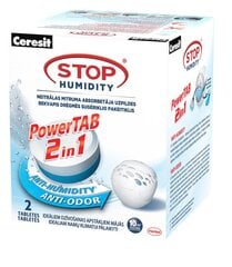 Niiskuse koguja Stop Humidity MICRO Tab 2x300g hind ja info | Niiskusekogujad ja õhukuivatid | hansapost.ee