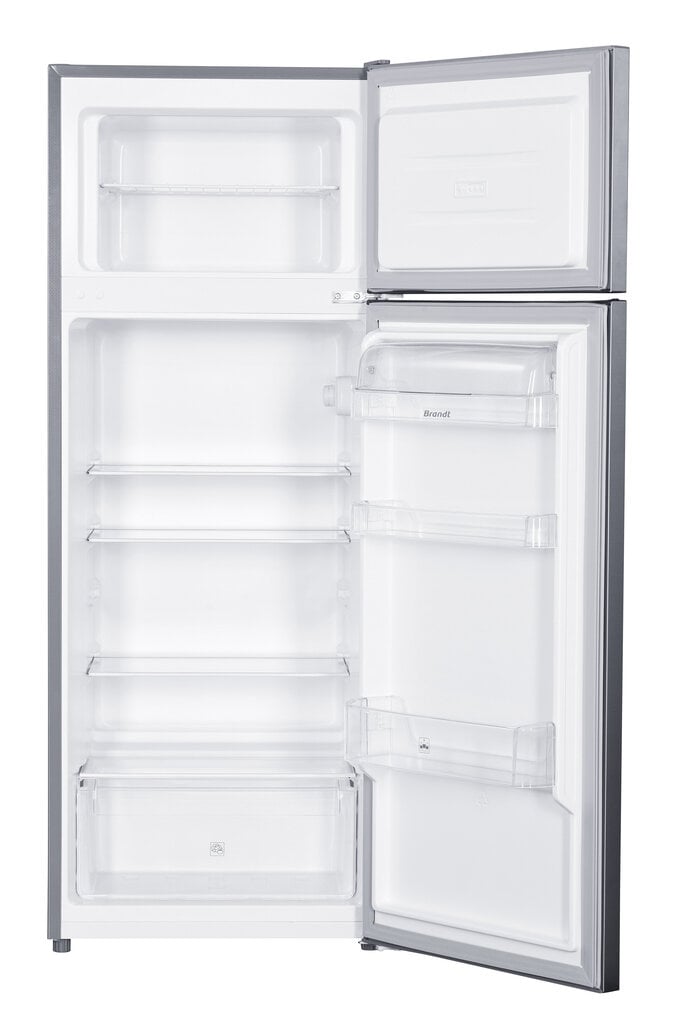 Brandt BFD4522SX, külmik, 143 cm, inox look цена и информация | Külmkapid-külmikud | hansapost.ee