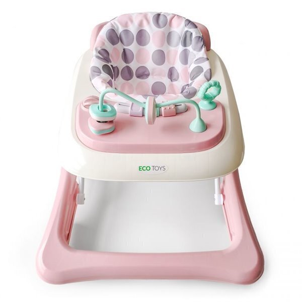 Käimistool Ecotoys, Pink Pastel hind ja info | Laste käimistoolid | hansapost.ee