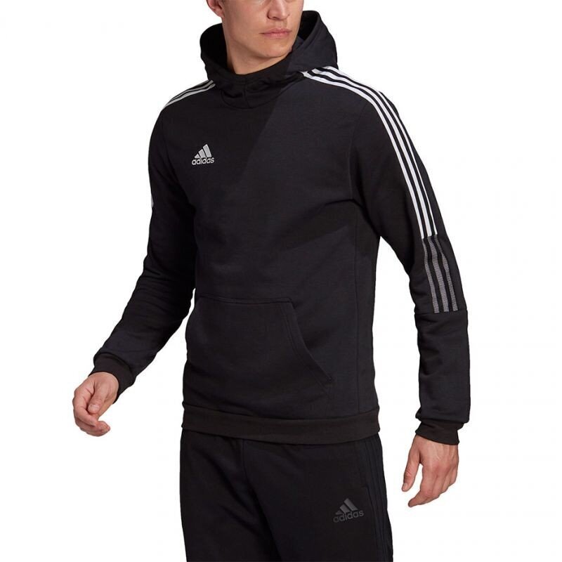 Meeste dressipluus Adidas Tiro 21 Sweat Hoody M GM7341 77936, must цена и информация | Pusad meestele | hansapost.ee