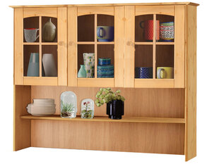 Подвесной шкаф для посуды Notio Living Jason 122 светло-коричневый цена и информация | Notio Living Мебель и домашний интерьер | hansapost.ee
