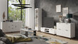 Kapp ADRK Furniture LEN07, valge hind ja info | Vitriinid | hansapost.ee