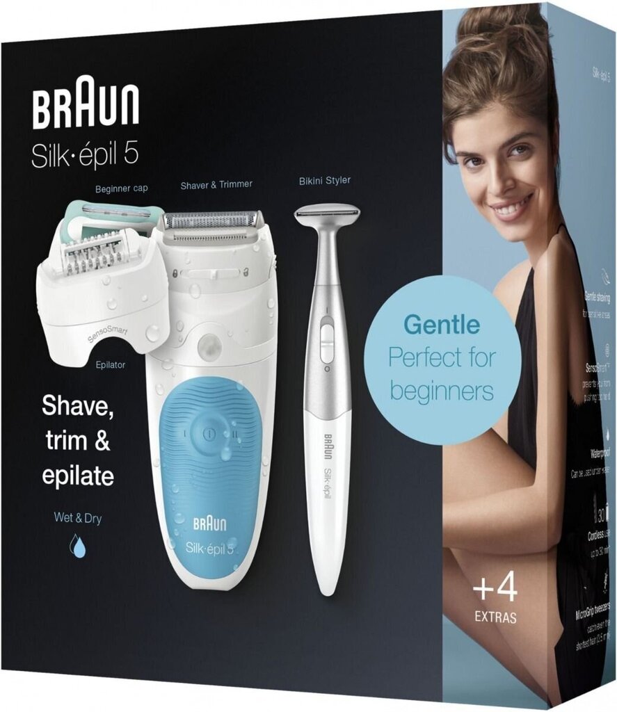 Braun Silk-epil SES 5810 hind ja info | Raseerijad, epilaatorid ja fotoepilaatorid | hansapost.ee