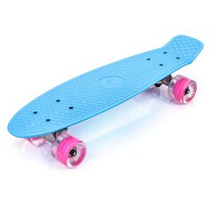 Скейтборд Meteor Pennyboard, синий/розовый цена и информация | Скейтборды | hansapost.ee