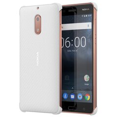 Nokia süsinikkiust ümbris CC-802 Nokia 6 pärlmuttervalge hind ja info | Nokia Mobiiltelefonid, fotokaamerad, nutiseadmed | hansapost.ee