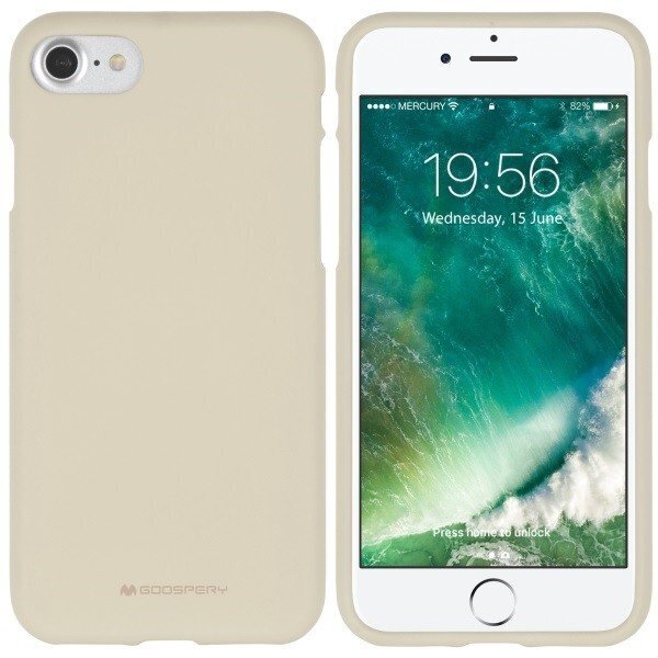 Tagakaaned Mercury    Apple    iPhone X/XS Soft Feeling Jelly Case    Stone цена и информация | Telefonide kaitsekaaned ja -ümbrised | hansapost.ee