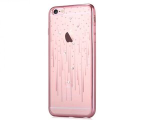 DEVIA Meteor luxury тонкий пластиковый чехол-крышка для Apple iPhone X / iPhone XS Красный с SWAROVSKI элементами цена и информация | Чехлы для телефонов | hansapost.ee