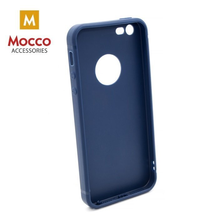 Mocco Trendy Fit silikoon tagus telefonile Apple iPhone X, sinine цена и информация | Telefonide kaitsekaaned ja -ümbrised | hansapost.ee