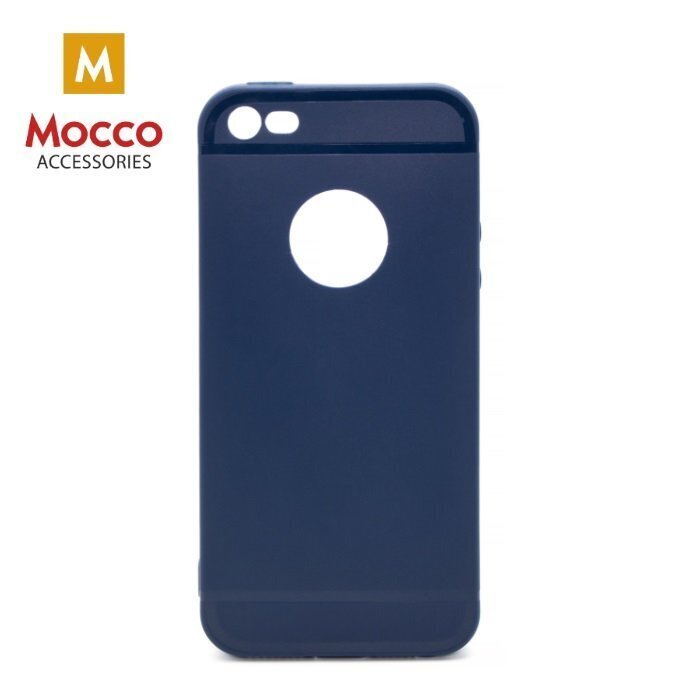 Mocco Trendy Fit silikoon tagus telefonile Apple iPhone X, sinine hind ja info | Telefonide kaitsekaaned ja -ümbrised | hansapost.ee