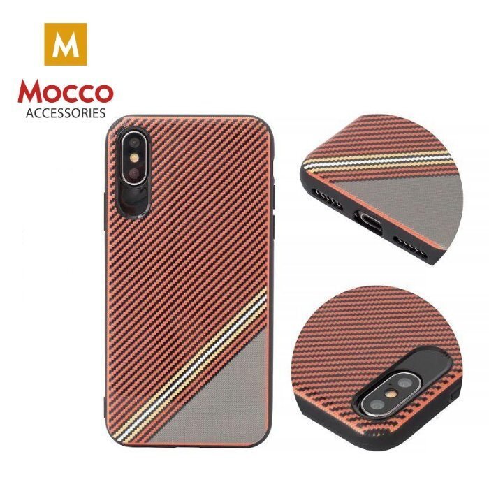 Kaitseümbris Mocco Trendy Grid And Stripes Silicone Back Case Samsung G950 Galaxy S8 Red (Pattern 1) цена и информация | Telefonide kaitsekaaned ja -ümbrised | hansapost.ee