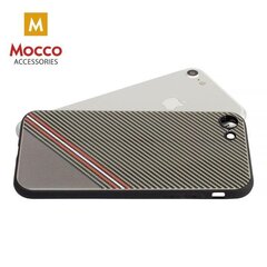 Kaitseümbris Mocco Trendy Grid And Stripes Silicone Back Case Apple iPhone X Brown (Pattern 1) цена и информация | Чехлы для телефонов | hansapost.ee