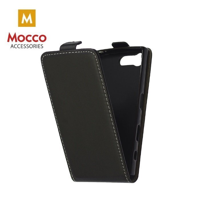 Mocco Kabura Rubber Case Vertical Opens Premium Eco Leather Xiaomi Redmi S2 Black hind ja info | Telefonide kaitsekaaned ja -ümbrised | hansapost.ee