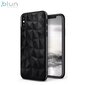 Blun 3D Prism Shape Super Thin Silicone Back cover case for Huawei Mate 20 Lite Black цена и информация | Telefonide kaitsekaaned ja -ümbrised | hansapost.ee