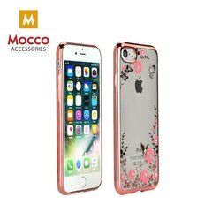 Mocco Electro Diamond Silicone Case for Xiaomi Pocophone F1 Rose - Transparent hind ja info | Telefonide kaitsekaaned ja -ümbrised | hansapost.ee