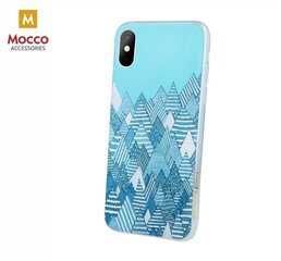 Mocco Trendy Winter Силиконовый чехол для Apple iPhone XS Plus Геометрический Зимний Мотив цена и информация | Чехлы для телефонов | hansapost.ee