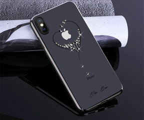 Чехол Kingxbar Wish украшенный кристаллами Swarovsk iPhone XS Max, черный цена и информация | Чехлы для телефонов | hansapost.ee