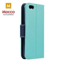 Mocco Fancy Book Case For Apple iPhone XS / X Mint / Blue цена и информация | Чехлы для телефонов | hansapost.ee