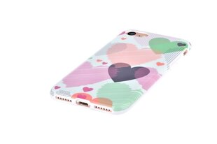 Devia Vivid Silicone Back Case With Hearts For Apple iPhone 7 Plus / 8 Plus hind ja info | Telefonide kaitsekaaned ja -ümbrised | hansapost.ee