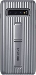 Защитный чехол-подставка Samsung EF-RG973CS для S10 серебристый цена и информация | Чехлы для телефонов | hansapost.ee