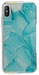 Telefoniümbris Devia Landscape Silicone Back Case For Apple iPhone X / XS Blue - Green hind ja info | Telefonide kaitsekaaned ja -ümbrised | hansapost.ee