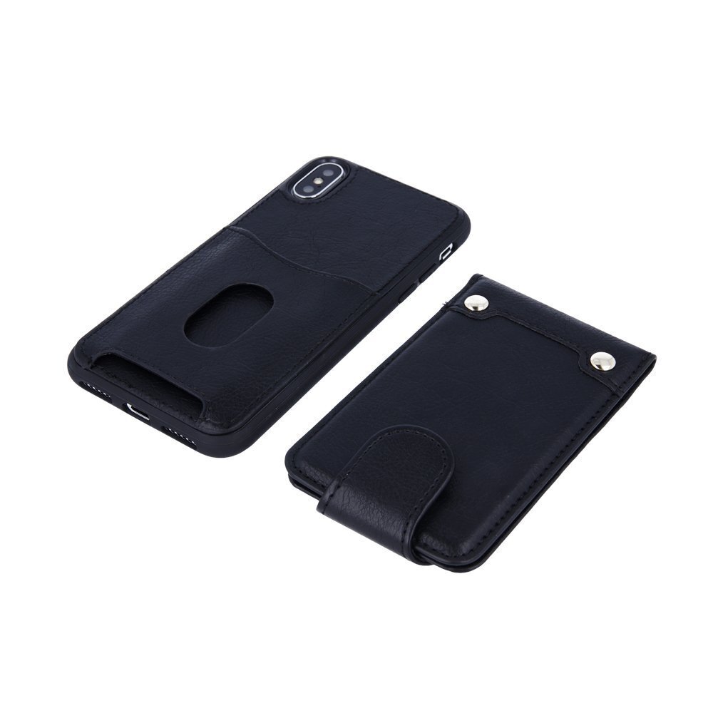 Telefoniümbris Mocco Smart Wallet Eco Leather Case - Card Holder For Samsung J415 Galaxy J4 Plus (2018) Black hind ja info | Telefonide kaitsekaaned ja -ümbrised | hansapost.ee