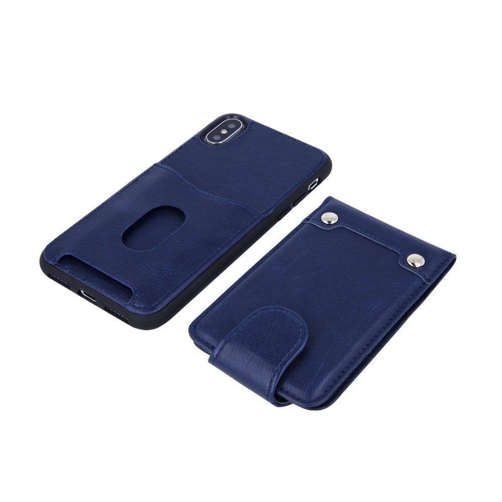 Telefoniümbris Mocco Smart Wallet Eco Leather Case - Card Holder For Samsung J415 Galaxy J4 Plus (2018) Blue hind ja info | Telefonide kaitsekaaned ja -ümbrised | hansapost.ee