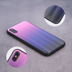 Mocco Aurora Glass Silicone Back Case for Apple iPhone 6 Plus / 6S Plus Pink - Black hind ja info | Telefonide kaitsekaaned ja -ümbrised | hansapost.ee