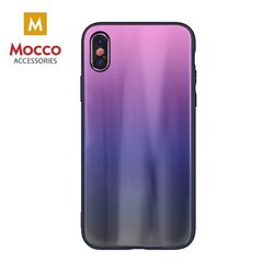 Mocco Aurora Glass Silicone Back Case for Apple iPhone 6 Plus / 6S Plus Pink - Black hind ja info | Telefonide kaitsekaaned ja -ümbrised | hansapost.ee