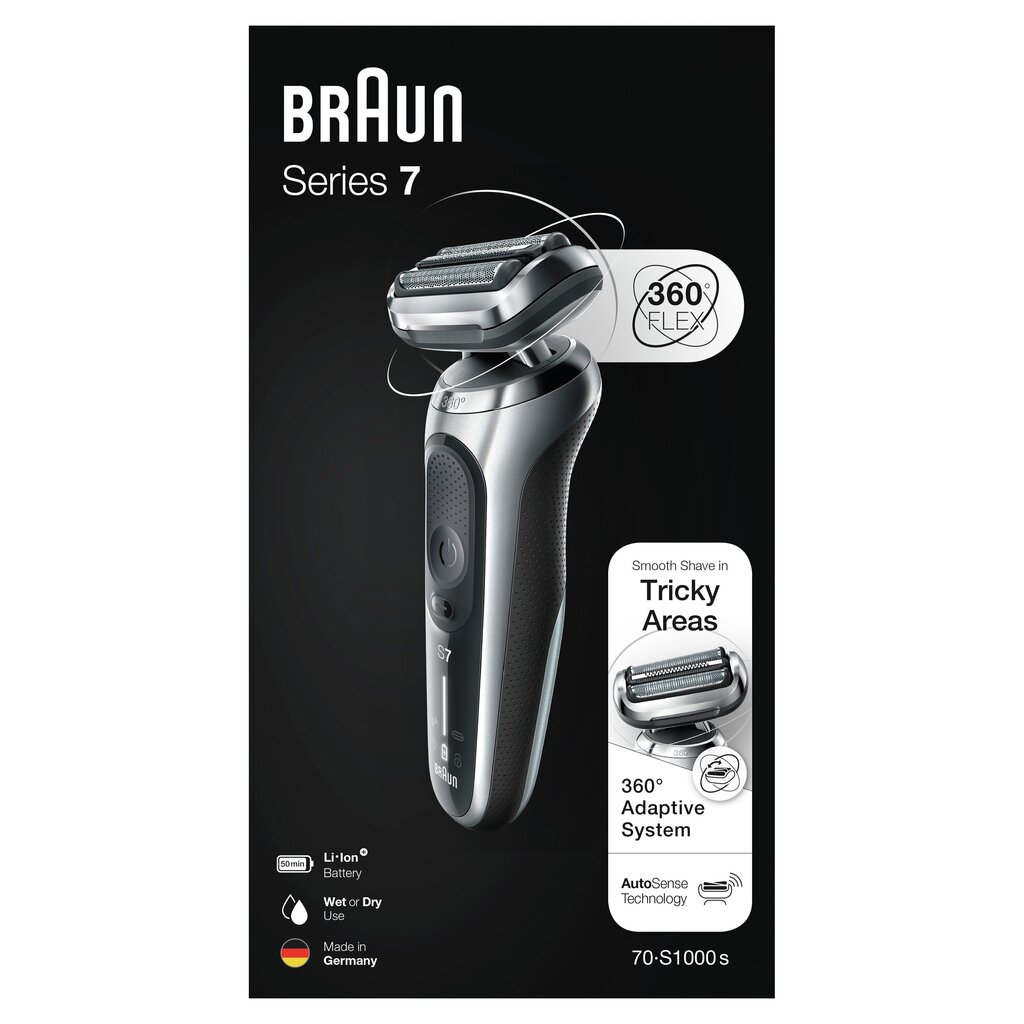 Braun Series 7 70-S1000s цена и информация | Pardlid | hansapost.ee