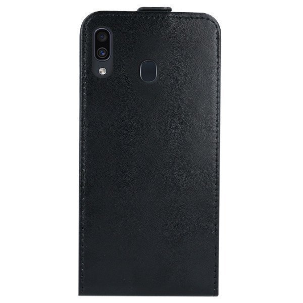 Mocco Kabura Rubber Case Vertical Opens Premium Eco Leather Case Samsung A205 Galaxy A20 / Galaxy A30 Black цена и информация | Telefonide kaitsekaaned ja -ümbrised | hansapost.ee