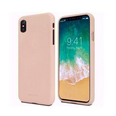 Супер тонкий чехол-крышка с матовой поверхностью Mercury для Apple iPhone 11 Pro Max (6.5"), песочно розовый цена и информация | Чехлы для телефонов | hansapost.ee