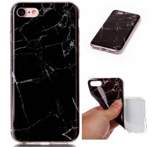 Wozinsky Marble TPU Case Cover, telefonile Apple iPhone 11 Pro, must цена и информация | Telefonide kaitsekaaned ja -ümbrised | hansapost.ee